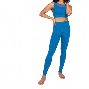Women's Recycled Polyester Legging With Mesh Insert - Body Wrappers - 1 of 1