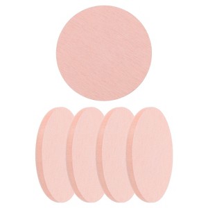 Unique Bargains Diatomite Water Absorbent Non-Slip Soap Dish Drying Mats 4" x 4" 5 Pcs - 1 of 4