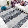 Modern Abstract Patchwork Pattern Rugs for Living Room Thin Washable Low Pile Area Rug Indoor Soft Carpet for Bedroom - 2 of 4