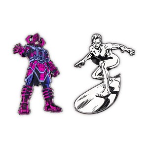 SalesOne LLC Marvel Studios Fantastic Four Galactus and Silver Surfer 2-Piece Enamel Pin Set - 1 of 4