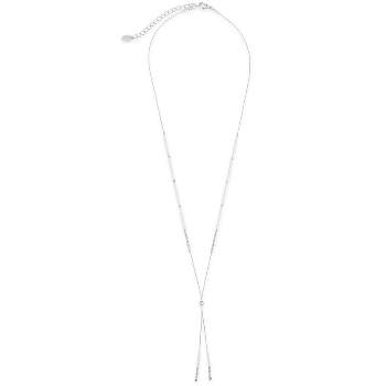 SHINE by Sterling Forever Beaded Sliding Bolo Necklace