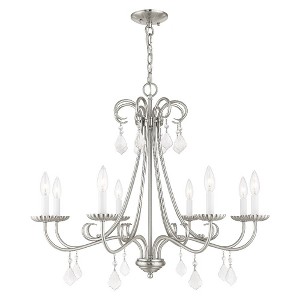 Livex Lighting Daphne 8 - Light Chandelier in  Brushed Nickel - 1 of 2