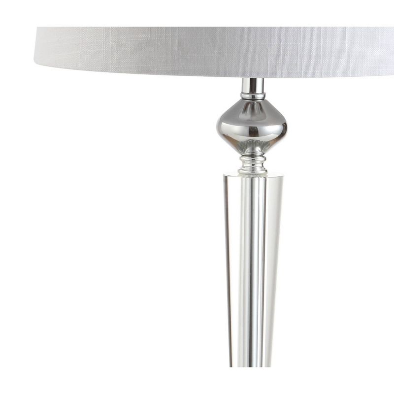 28.25&#34; Crystal Foster Table Lamp (Includes LED Light Bulb) Clear - Jonathan Y, 5 of 7