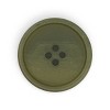 Dritz 28mm Recycled Paper Round Buttons Dark Olive: Sewing Fasteners, Plastic, 3 Pieces, Green - 3 of 4