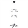 Transpac Metal 34.65 in. Black Christmas Star Standing Stocking Holder - 2 of 3