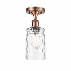 Candor - 1 Light Semi-Flush Mount In Industrial Style-13 Inches Tall and 4.75 Inches Wide - 1 of 1