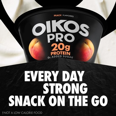 Oikos Pro Peach Yogurt Cups - 20g Protein 5.3oz/4ct