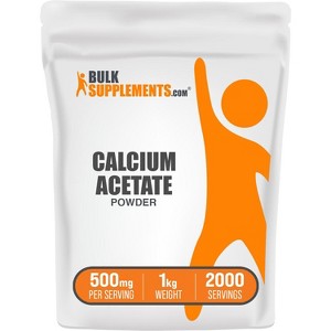 BulkSupplements Calcium Acetate Powder - 1 of 4