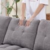 78.75" Convertible L-Shaped Sleeper Sectional Sofa with USB Charging - 3 of 4