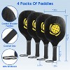 iMountek"Portable 22ft Pickleball Net Set with 4 Paddles, 4 Balls & Carrying Bag for Backyard or Driveway"Black - 3 of 4