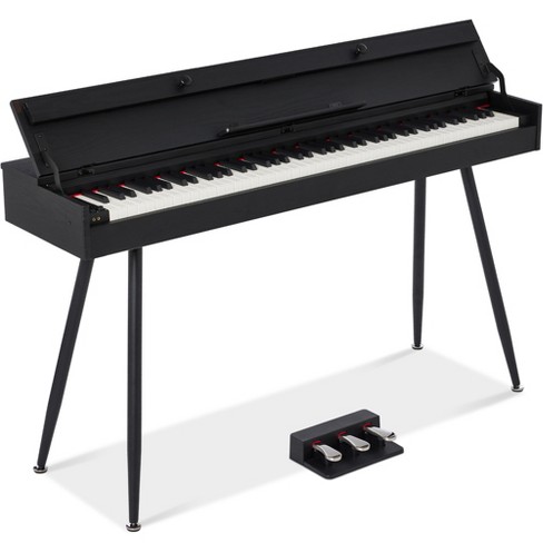 Best Choice Product Modern 88 Key Fully Weighted Desk Style Digital Piano w/ Metal Legs, 3 Sustain Pedal - image 1 of 4