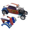 1933 Gasser "Prock & Howell - F Troop" Blue and White with Stripes Limited Edition to 348 pieces 1/18 Diecast Model Car by ACME - 2 of 4