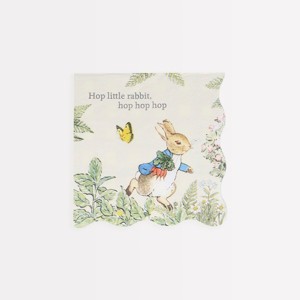 Meri Meri Peter Rabbit™ In The Garden Small Napkins (Pack of 16) - 1 of 3
