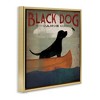 Stupell Industries Black Dog Canoe Company Floating Frame Canvas Art, Gold, 25" x 25" - 2 of 4