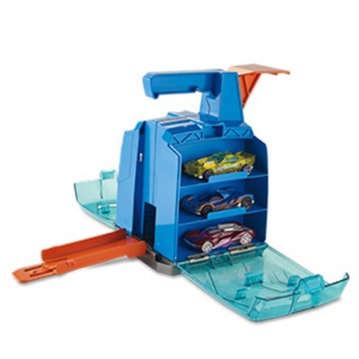 hot wheels track builder loop launcher playset