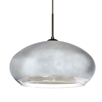Besa Lighting Brio 14 1 - Light Pendant in  Bronze