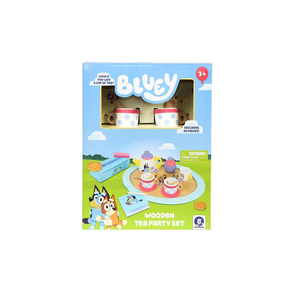 Bluey Wooden Tea Party Set