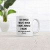 Crazy Dog T-Shirts Do What I Want Gotta Ask My Wife Mug Funny Sarcastic Marriage Novelty Coffee Cup-11oz - image 2 of 4