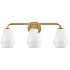 Lark Gio 3 - Light Vanity in  Lacquered Brass - 3 of 4
