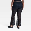 Women's Mid-Rise Flare Sheer Lace Pants - Wild Fable™ - 3 of 3