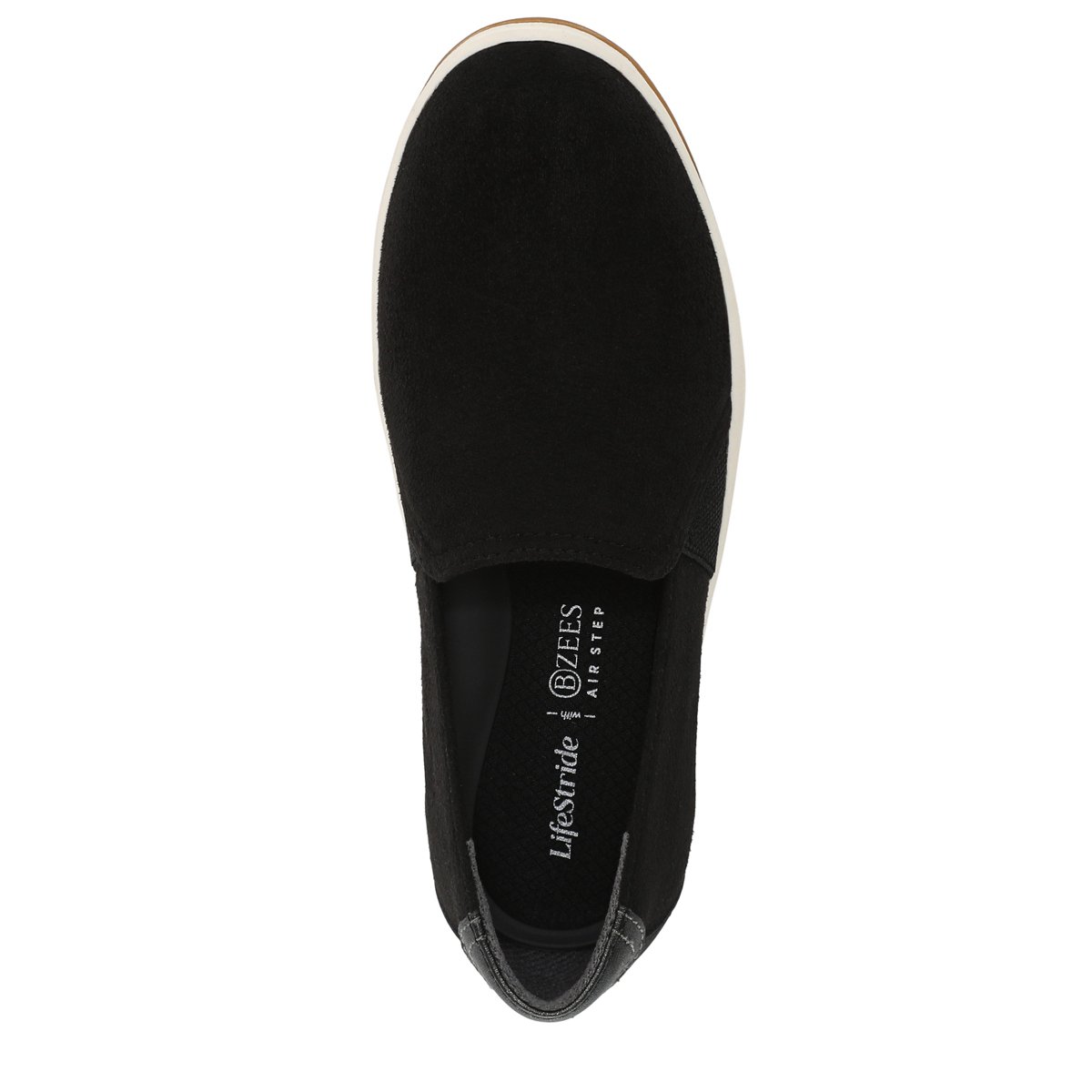 Женские туфли Bzees for Lifestride LifeStride Women's Danni Loafer Black Microsuede 11 M — фото 7