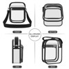 Generic Clear Purse for Stadium Events Clear Messenger Crossbody Bag for Men and Women - 4 of 4
