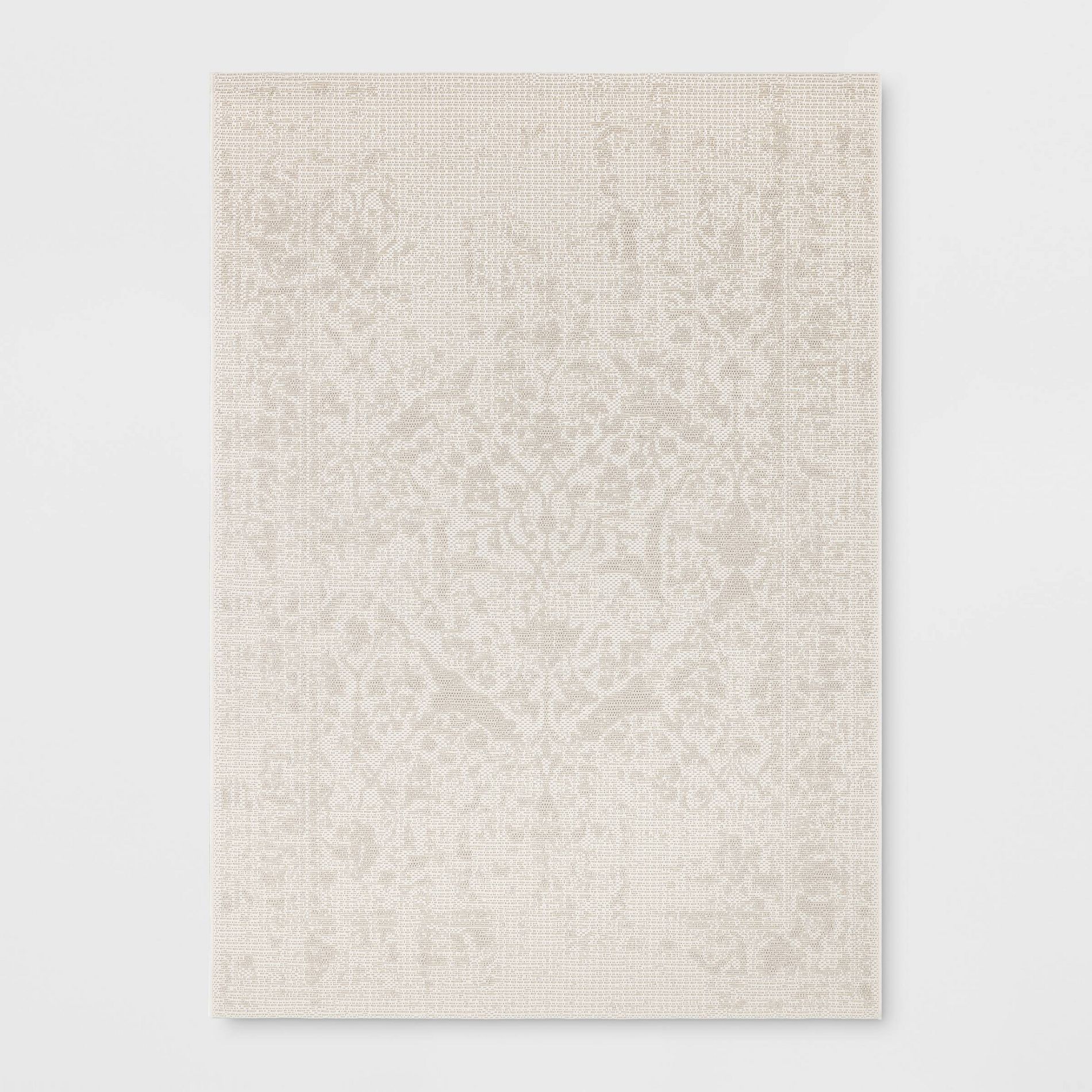 5'3"x7' Distressed Persian Outdoor Area Rug Ivory - Threshold™
