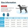 Dog Jumpsuits for Small Dog Winter Warm Velvet Turtleneck Sweater Pet Clothes with Rainbow Sleeves - 3 of 4