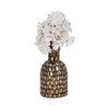 Glass Vase with Mosaic Design, Handcrafted Glam Decorative Accent for Home & Office, Glass Flower Holder for Living Room & Bedroom - 3 of 4