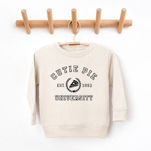 The Juniper Shop Cutie Pie University Youth Ultra-Soft Graphic Sweatshirt - 1 of 3