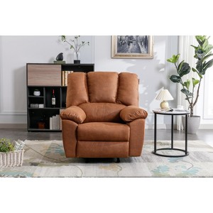Bestier Ultimate Comfort Recliner with Adjustable Positions and Side Storage, Brown - 1 of 4