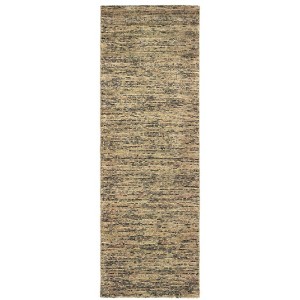 Oriental Weavers Lucent 45906 Gold/ Green Indoor Area Rug - 2'6" x 8' - 1 of 3