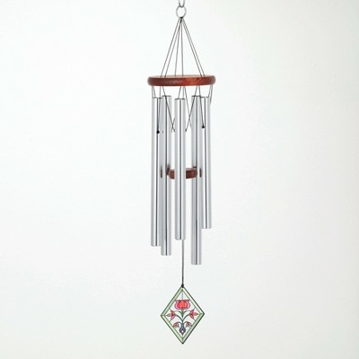 Woodstock Windchimes Decor Chime Tulip, Wind Chimes For Outside, Wind Chimes For Garden, Patio, and Outdoor Decor, 26"L