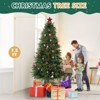 Karl Home 7.5 FT Artificial Christmas Tree with DIY 400 Warm White LED Lights - 4 of 4