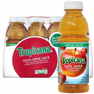 Tropicana 100% Apple Juice - 15.2 Fl Oz Bottle (Pack of 12) - 1 of 4