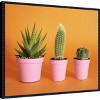 Amanti Art Cactus Trio 2 by Julia Ramiro Canvas Wall Art Print Framed 28-in. W x 23-in. H. - 2 of 4