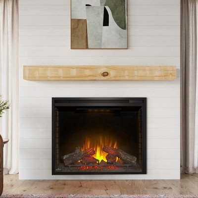 Bodie 60 inch Matte Clear Pine Fireplace Mantel Shelf