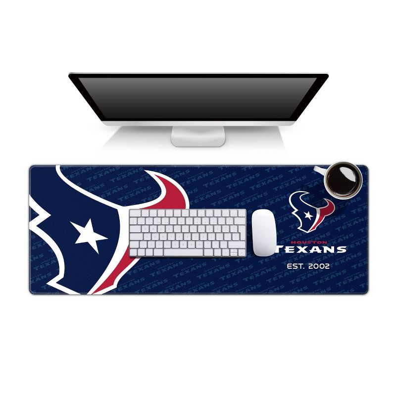 NFL Houston Texans Logo Series 31.5&#34; x 12&#34; Desk Pad, 2 of 4