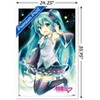 Trends International Hatsune Miku - Smile Framed Wall Poster Prints - 3 of 4
