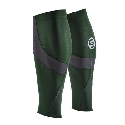 SKINS SERIES-3 UNISEX MX CALF SLEEVES GREY/GREEN