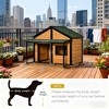 ORRD Outdoor Dog House with Porch & Asphalt Roof | Raised Wooden Kennel for Medium-Large Dogs | All-Weather Design - 4 of 4