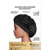 Evolve Products Lace Satin Hair Bonnet - Black - 2 of 4