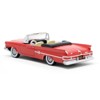 1961 Chrysler 300 Convertible Mardi Gras Red 1/87 (HO) Scale Diecast Model Car by Oxford Diecast - 3 of 3