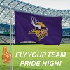 NFL Minnesota Vikings 3 x 5 Outdoor Durable House Flag with Grommets | Sport Team Flag & Banner | Indoor Wall Decor Flag - 3 of 4