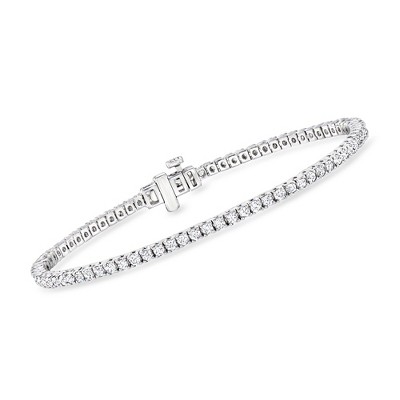 Ross-Simons 2.00-2.33 ct. t.w. Lab-Grown Diamond Tennis Bracelet in Sterling Silver