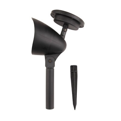 Black Solar Powered LED Pathway Light Set of 6