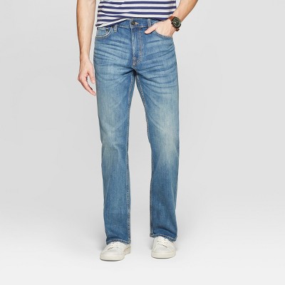 mens bootcut blue jeans