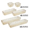 Trio Home Draw Organizers, 3 Versatile Sizes, Storage Bins for Makeup, Bedroom, Kitchen, Office, Bathroom and Vanity Drawer Organizer - 3 of 4