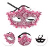 Unique Bargains Pointed Head Dragon-Design Half Face Party Mask 1 Pc - 3 of 4