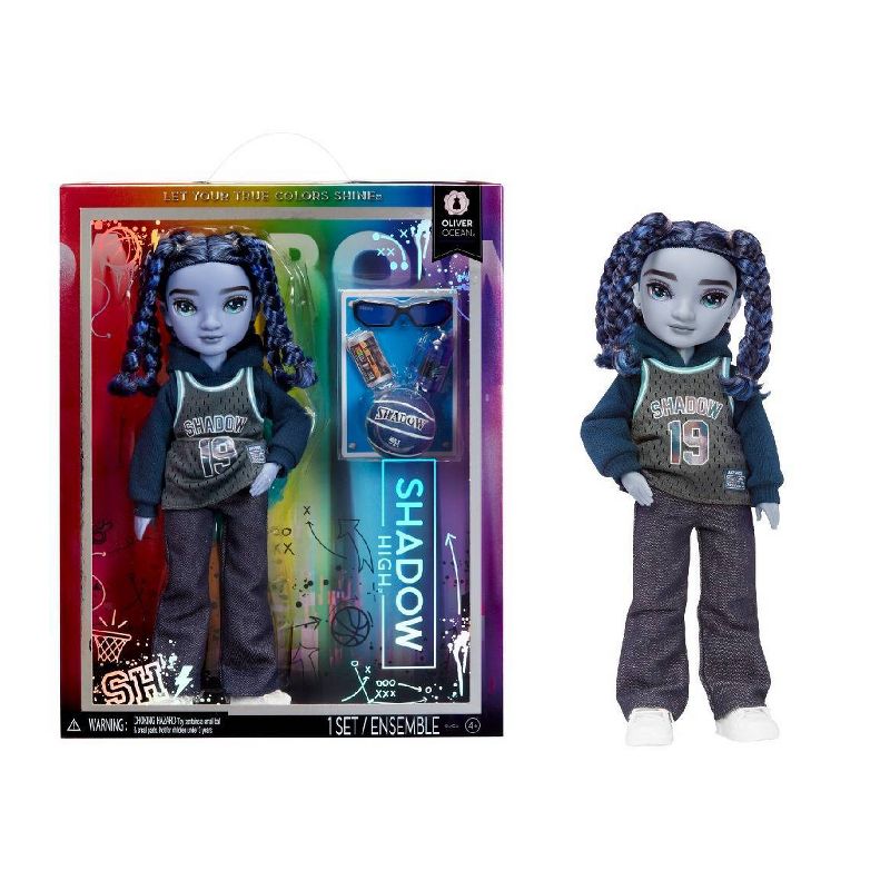Rainbow High Shadow High Oliver - Blue Fashion Doll - Boy Outfit &#38; 10+ Colorful Play Accessories, 1 of 9